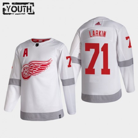 Kinder Eishockey Detroit Red Wings Trikot Dylan Larkin 71 2020-21 Reverse Retro Authentic